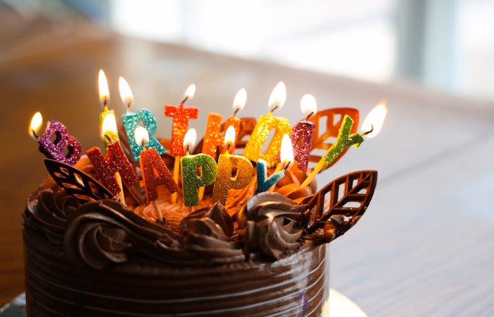 Chocolate birthday cake